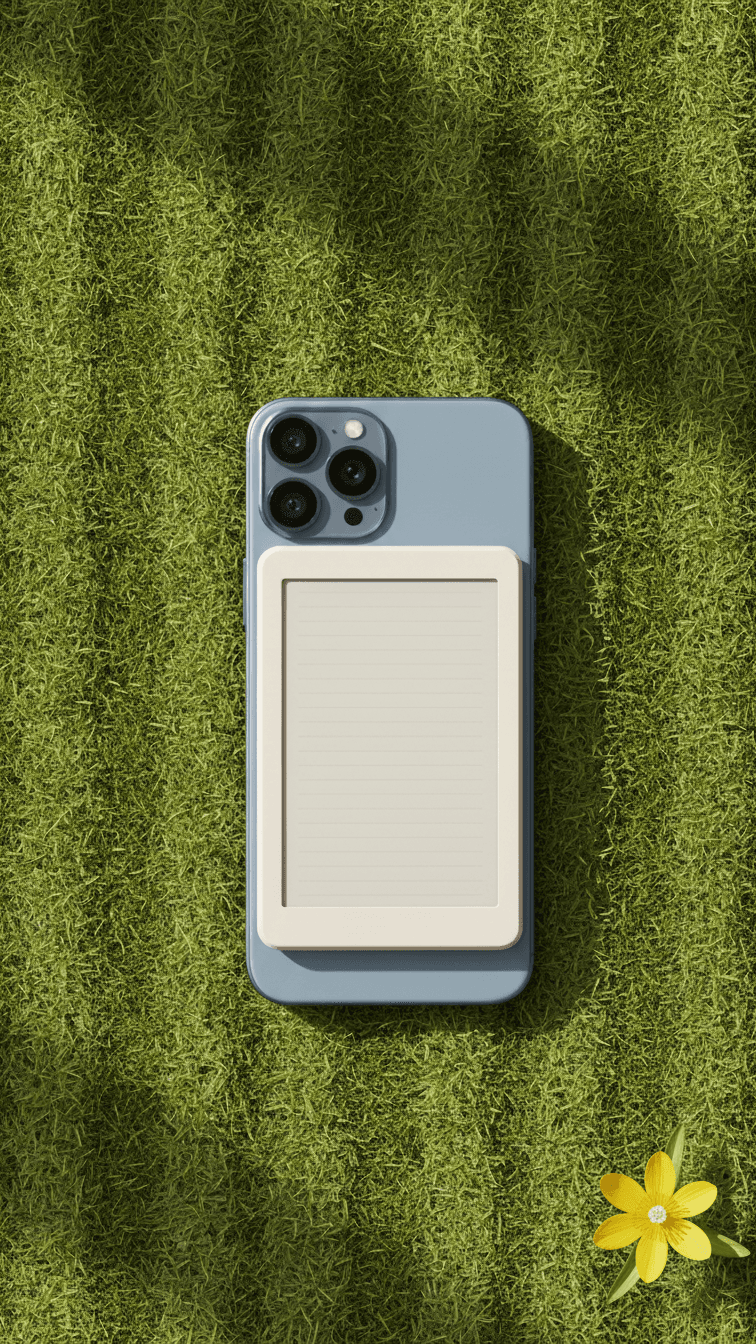 Reed in use outdoors